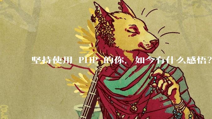 坚持使用 PHP 的你，如今有什么感悟？