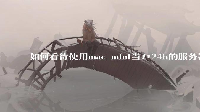 如何看待使用mac mini当7*24h的服务器？